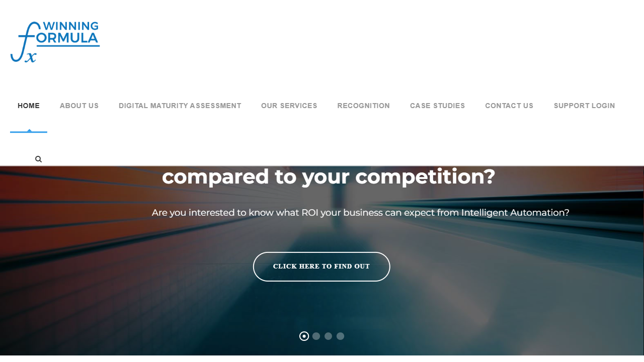 WINNING FORMULA INTELLIGENT AUTOMATION PTY LTD website screenshot